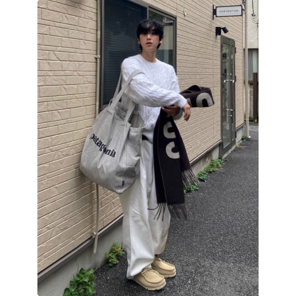 【YT SHOP】日系慵懶風 麻花針織衫 寬鬆 落肩-細節圖3