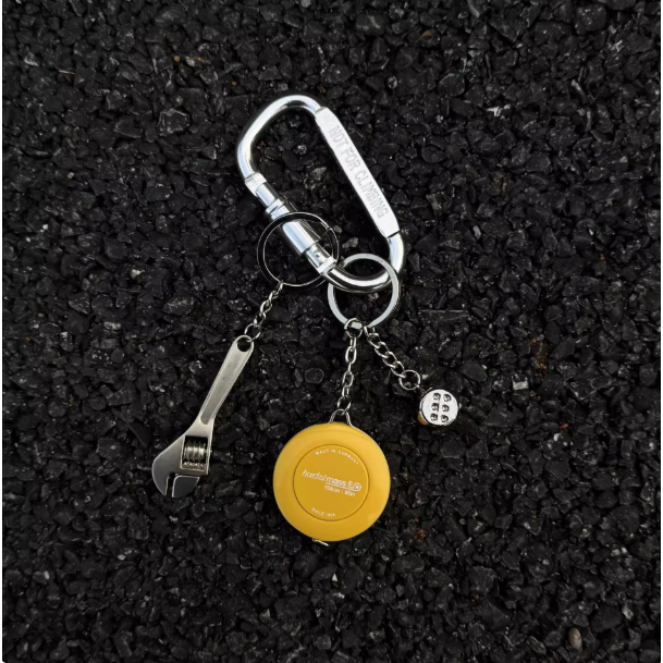 【YT SHOP】韓系D型扣捲尺Cleanfit鑰匙圈 褲飾 腰間配件扳手骰子掛件-規格圖4