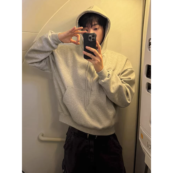 【YT SHOP】韓國｜🇰🇷｜男款｜美式 短版帽T 寬鬆 BOXY-規格圖7