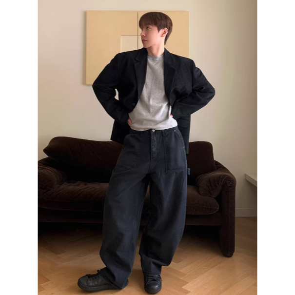 【YT SHOP】韓國｜🇰🇷｜男款｜高級感休閒西裝男士 西裝外套-細節圖4