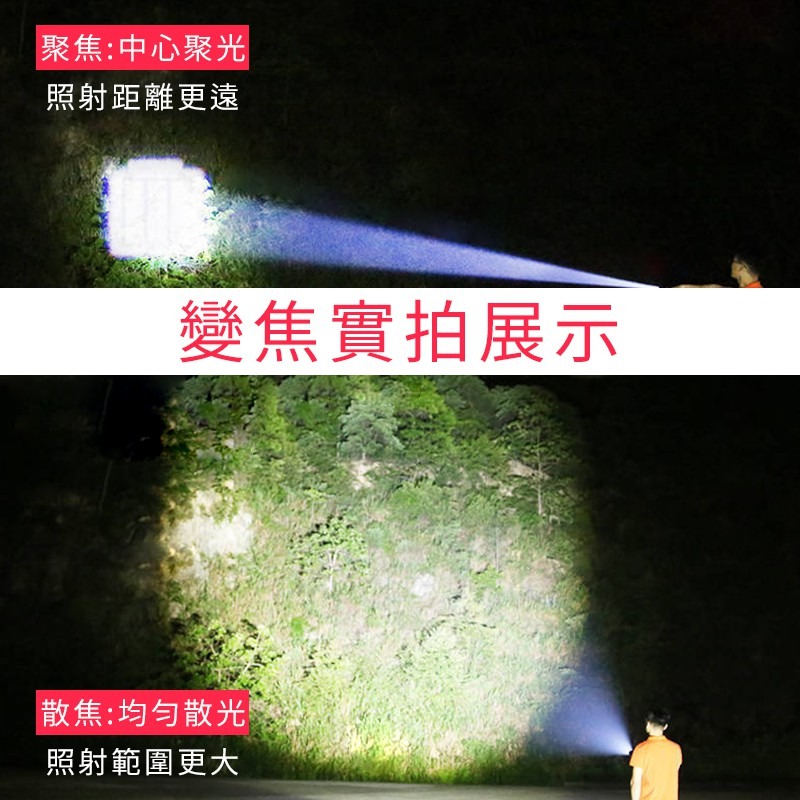 【禾統】 台灣現貨 511LED手電筒 強光爆閃手電筒 輕巧便攜 USB充電 可伸縮變焦 超迷你手電筒 露營燈 防潑水-細節圖7