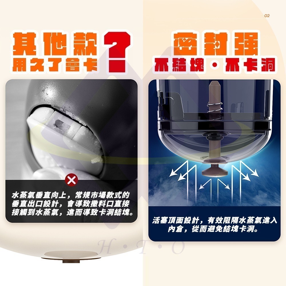 【禾統】新品上市 台灣現貨 定量調味罐 調味罐 玻璃調味罐 鹽罐 胡椒罐 醬料瓶 糖罐 調味 密封罐-細節圖5