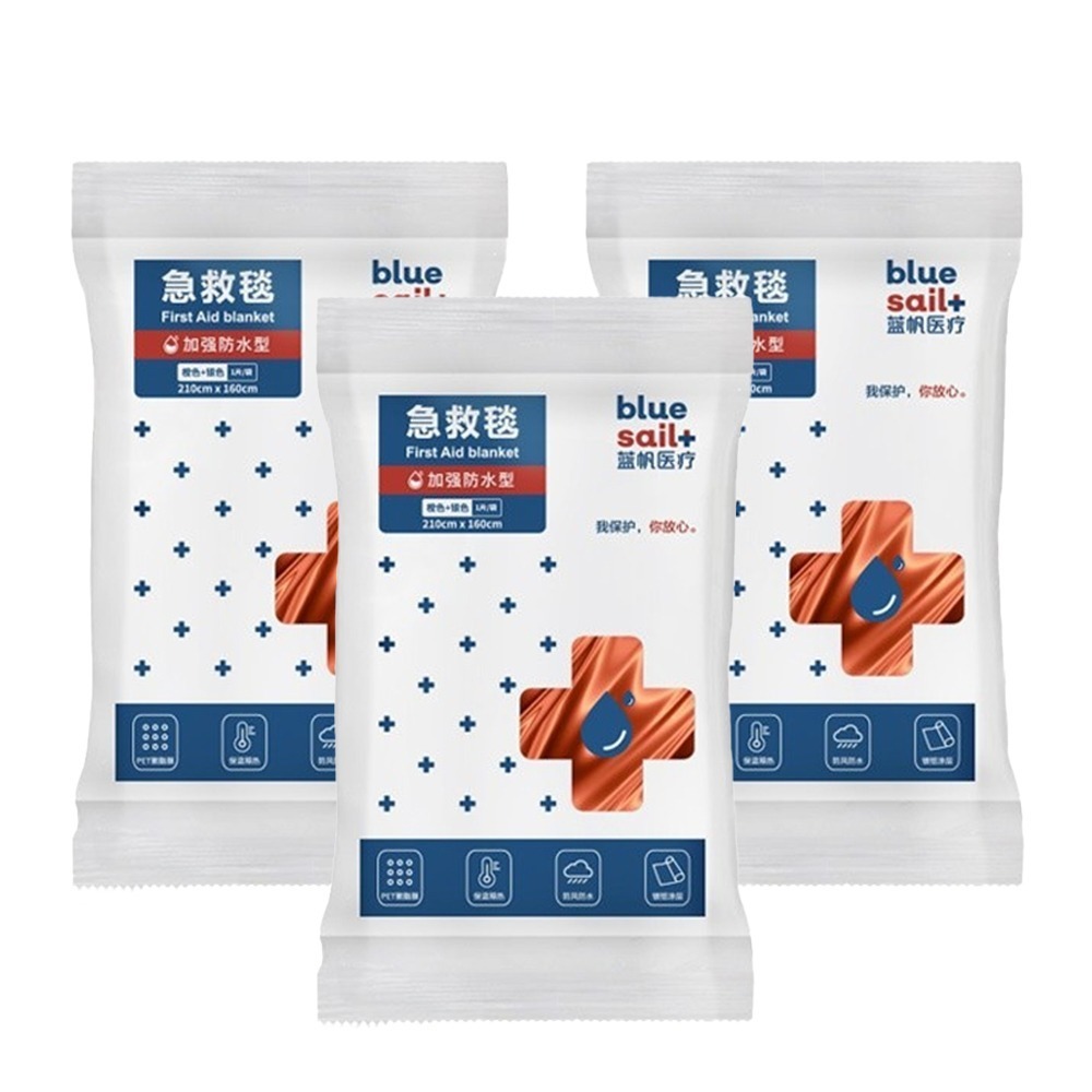 【禾統】新品上市 台灣現貨 戶外保暖急救毯 保溫毯 應急毯 生存毯 緊急救援 避難 登山 地震 旅行-規格圖8