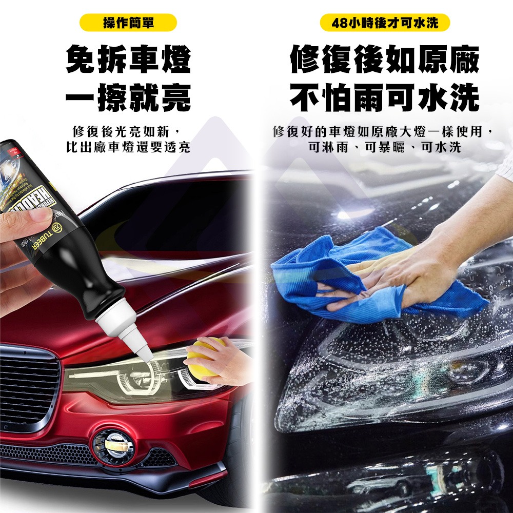 【禾統】新品上市 台灣現貨 車燈翻新研磨修復乳 大燈霧化修復 大燈拋光 大燈泛黃 大燈黃化  車燈黃化 車燈霧化 頭燈霧-細節圖5