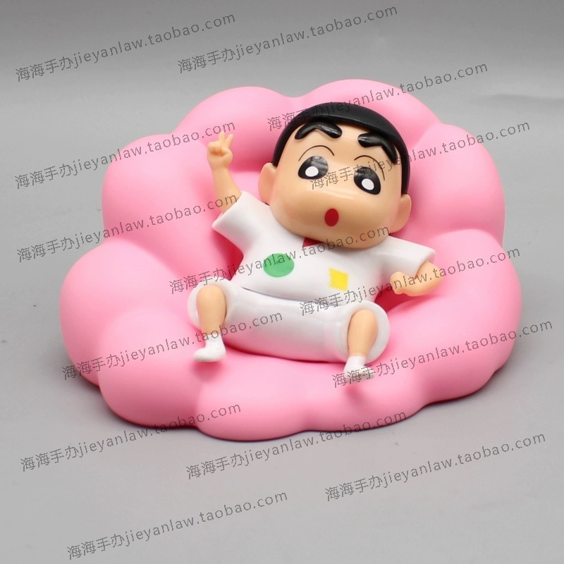 GK休閒雲朵蠟筆小新睡衣校服姿勢手辦模型擺飾二次元週邊禮物-細節圖5