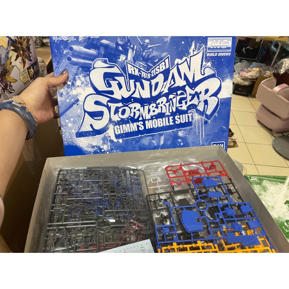 魂商店萬代 喬巴愛模型 MG版 1/100興風鋼彈55369 現貨 請先聊聊-細節圖4