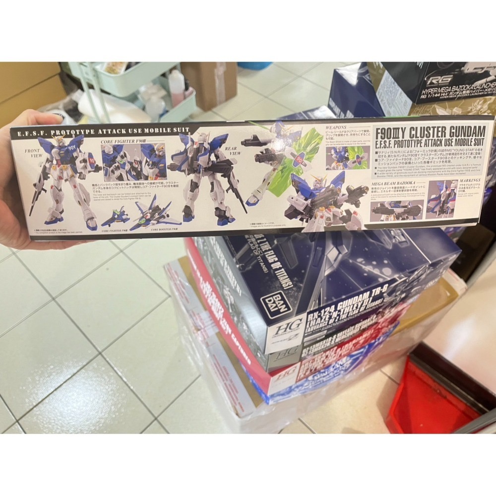 聚合鋼彈 F90  Y CLUSTER GUNDAM67264 魂商店萬代 喬巴愛模型 請先聊聊 現貨-細節圖2