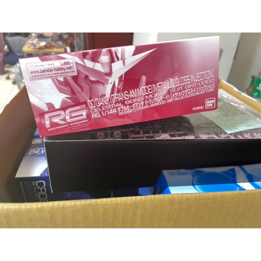 RG CELESTIAL BEING MOBILE SUIT GNT-0000 魂商店萬代  喬巴愛模型 請先聊聊-細節圖2