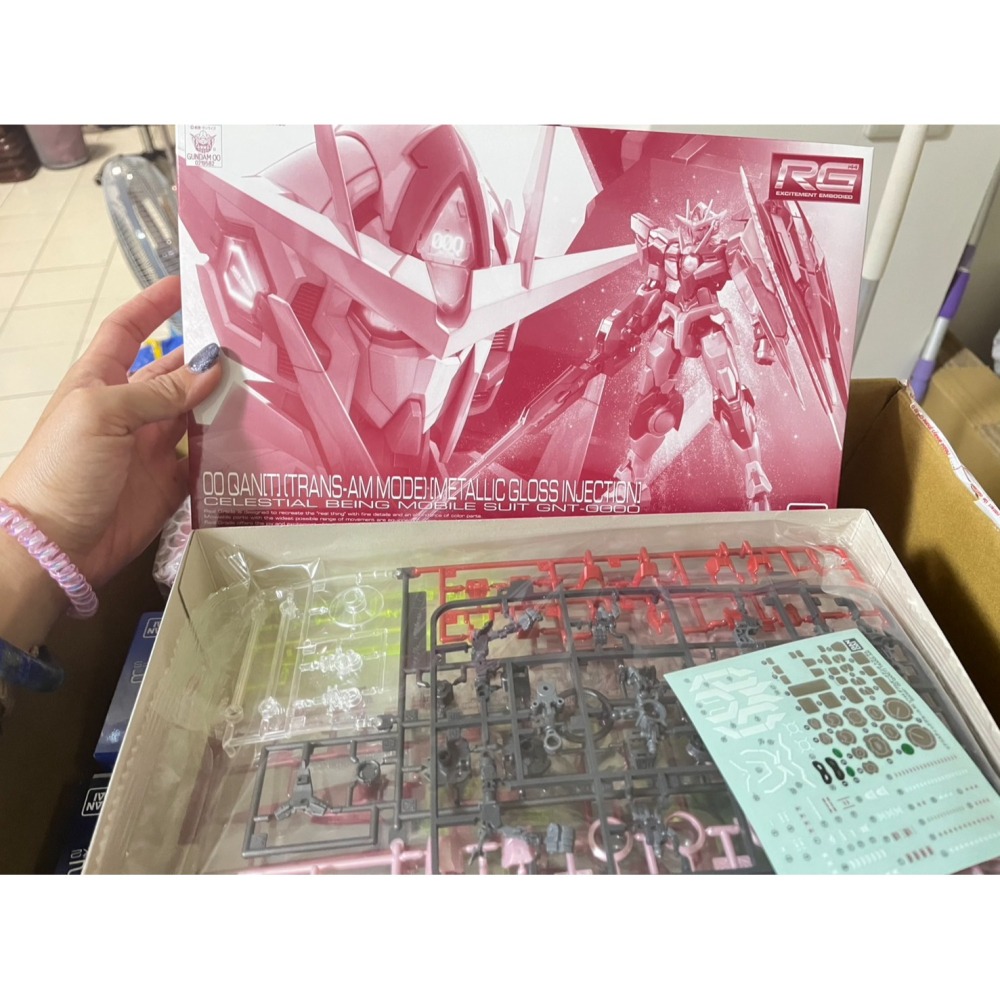 RG CELESTIAL BEING MOBILE SUIT GNT-0000 魂商店萬代  喬巴愛模型 請先聊聊-細節圖3