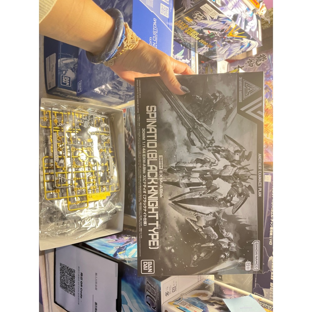 30mm 1/144 EXM-A9bk司比納帝歐（黑騎士規格）66729 喬巴愛模型 萬代鋼彈模型 請先聊聊-細節圖2
