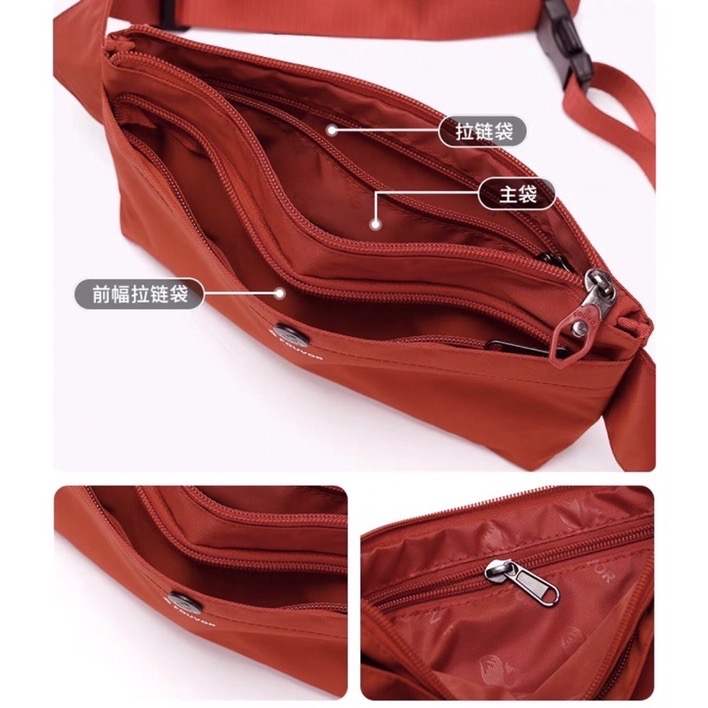 超輕量火狐旅行 運動 胸包 腰包/火狐包包/Fouvor 包/防水包/休閒包/男女通用腰包 胸包/現貨-細節圖4