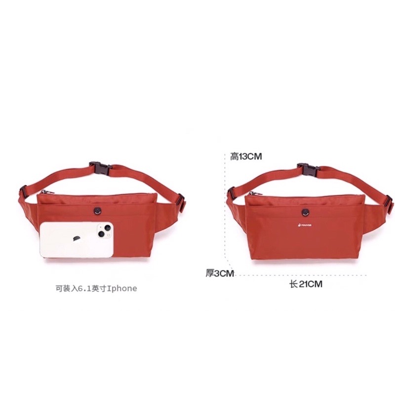 超輕量火狐旅行 運動 胸包 腰包/火狐包包/Fouvor 包/防水包/休閒包/男女通用腰包 胸包/現貨-細節圖7