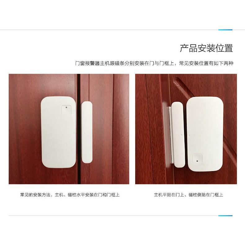 wifi門窗警報器 wifi鐵捲門警報器 開門回報器門磁 無線門窗防盜器 窗戶防盜警報器-細節圖3