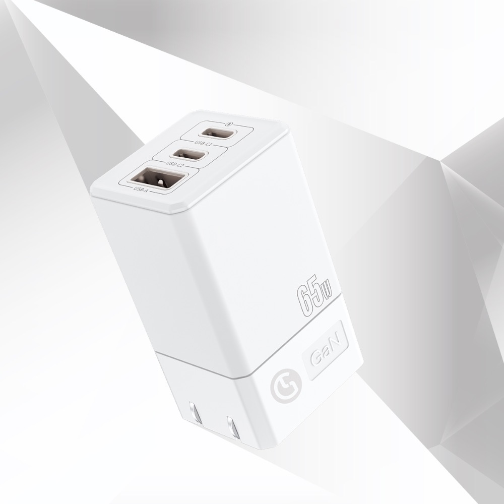 65W氮化鎵GaN 3孔快充充電頭-規格圖2