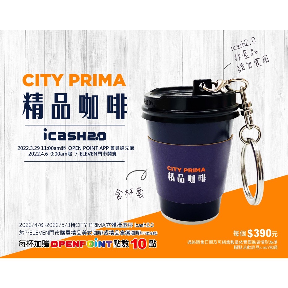 7-11精品咖啡 CITY PRIMA精品咖啡 icash2.0-細節圖2