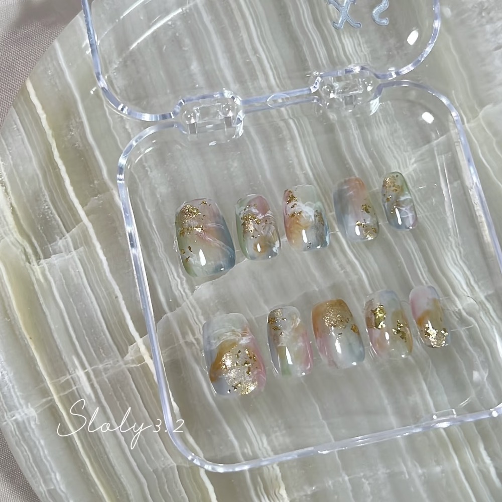 𝑺𝒍𝒐𝒘𝒍𝒚𝟑.𝟐 【七彩雲霧】手工穿戴甲-細節圖2