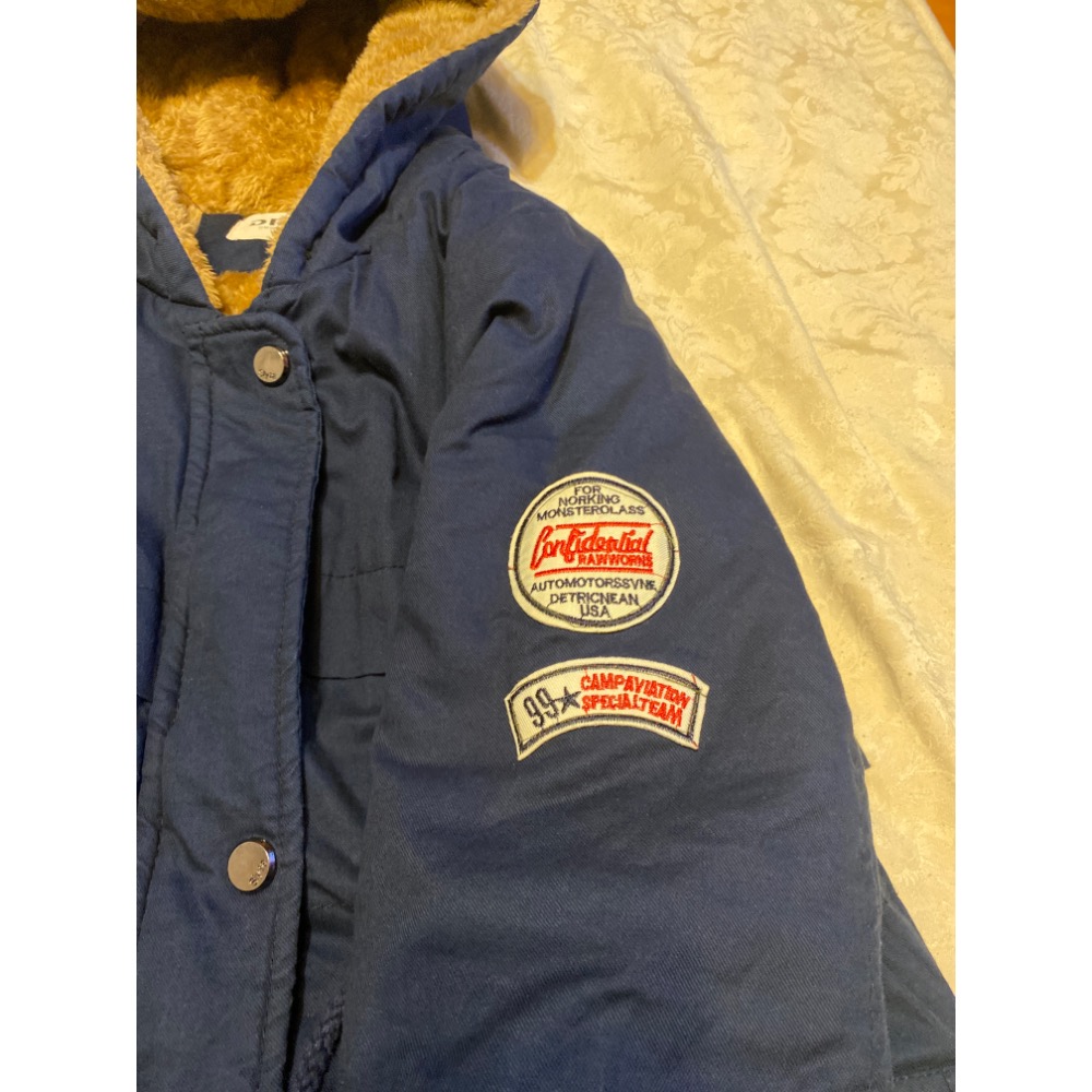 雙層刷毛連帽外套-細節圖2