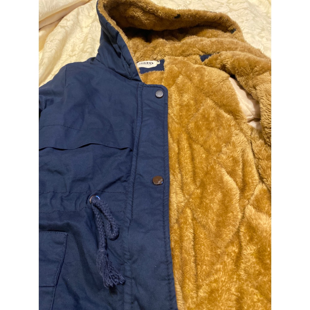 雙層刷毛連帽外套-細節圖3