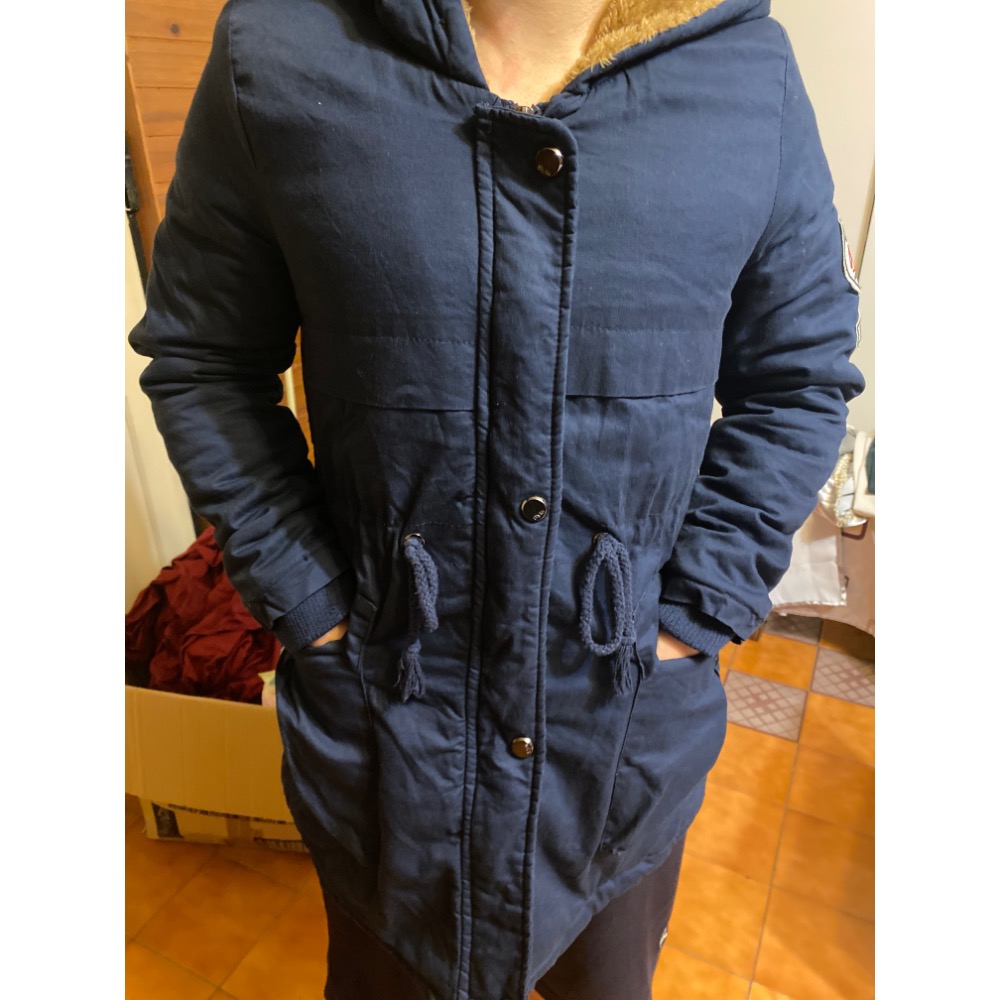 雙層刷毛連帽外套-細節圖5