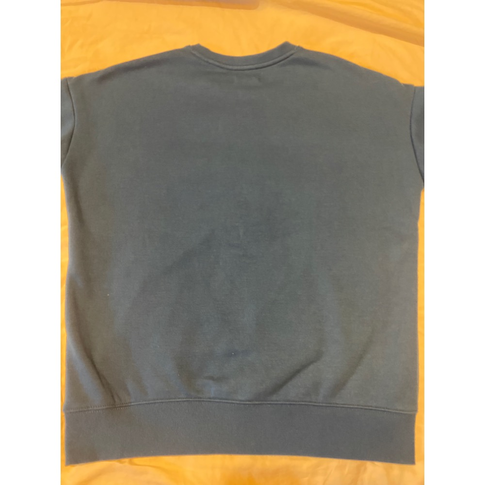 NET深藍長袖棉T-細節圖2