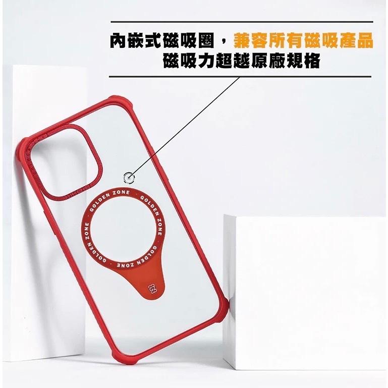 GZ四角防摔Magsafe手機殼-細節圖6