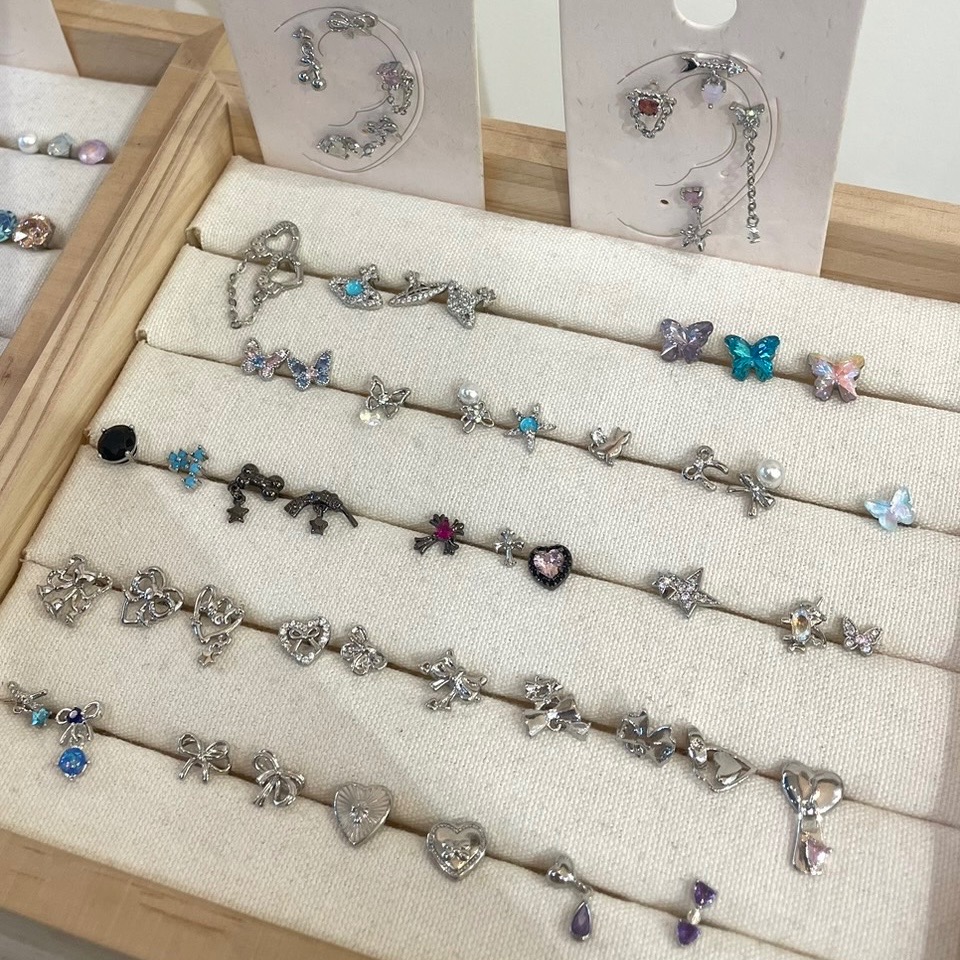 Vividom✧ 醫療鋼耳環 手術鋼 鎖珠 螺絲 轉珠 耳釘 耳骨釘-細節圖3