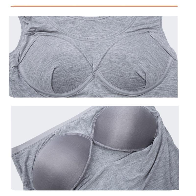 實體熱賣🔥台灣現貨 莫代爾棉 固定杯寬肩背心 一體背心打底純棉 莫代爾吊帶背心 無鋼圈一體式bra 細肩小可愛 透氣親膚-細節圖9