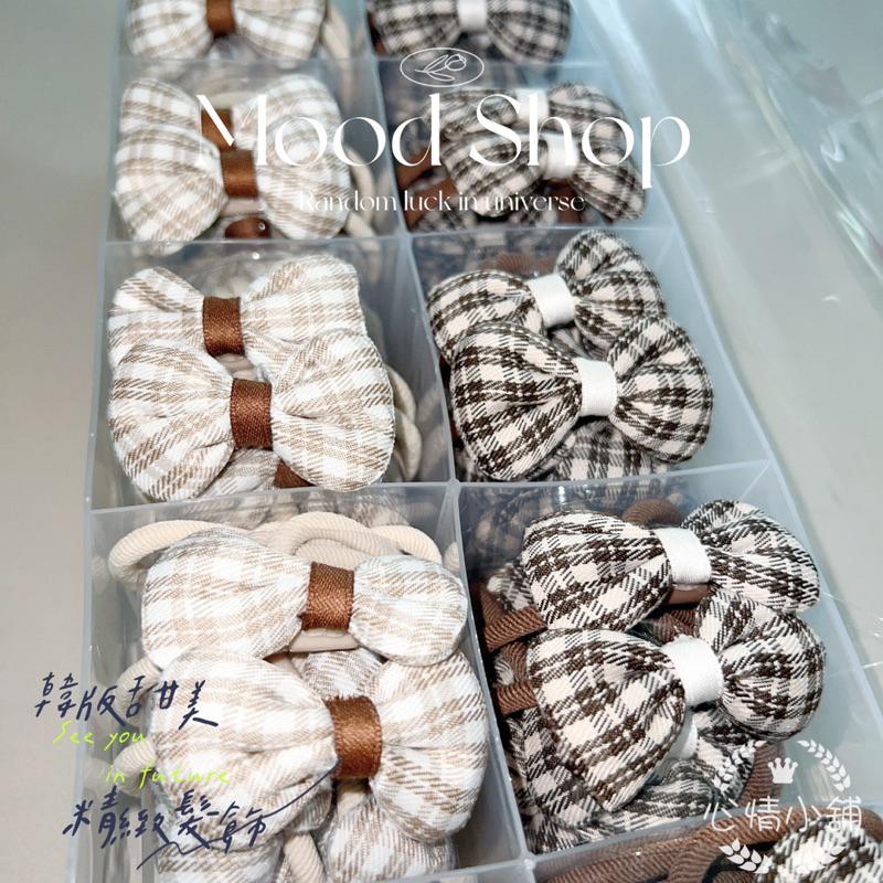 新款復古韓版髮飾 定期更新 現貨熱銷 可愛發圈 純色格子隨意百搭 甜美少女風 送禮必備 大學生 小朋友實用 布衣手工設計-細節圖2