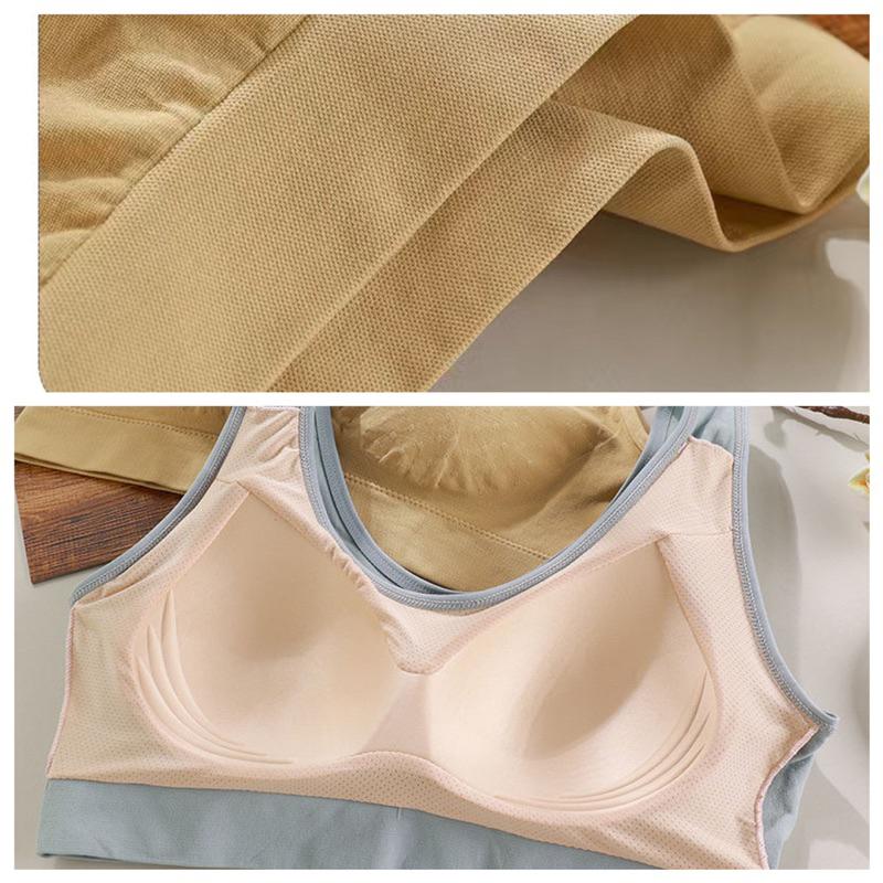 加大尺碼深杯 健康運動內衣 熱銷現貨 高彈性運動背心 透氣吸濕排汗 涼感穿搭  時尚簡約百搭款 固定一體式內杯 裸感-細節圖3