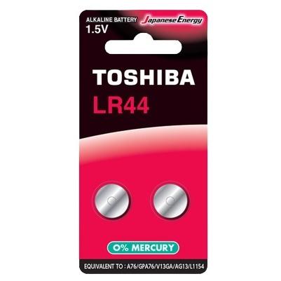 【盈億商行】 TOSHIBA東芝 鈕扣型電池 水銀電池 LR系列 LR44 1.5V 2入