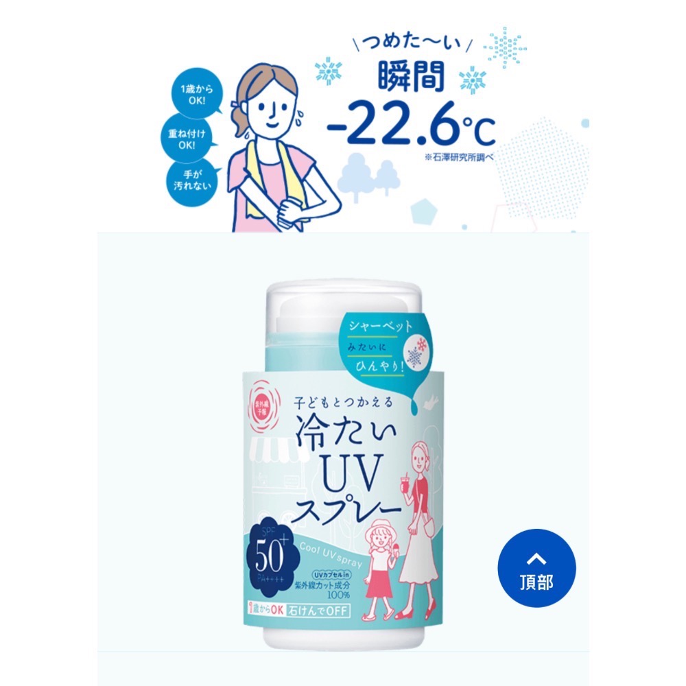 涼感防曬噴霧60g