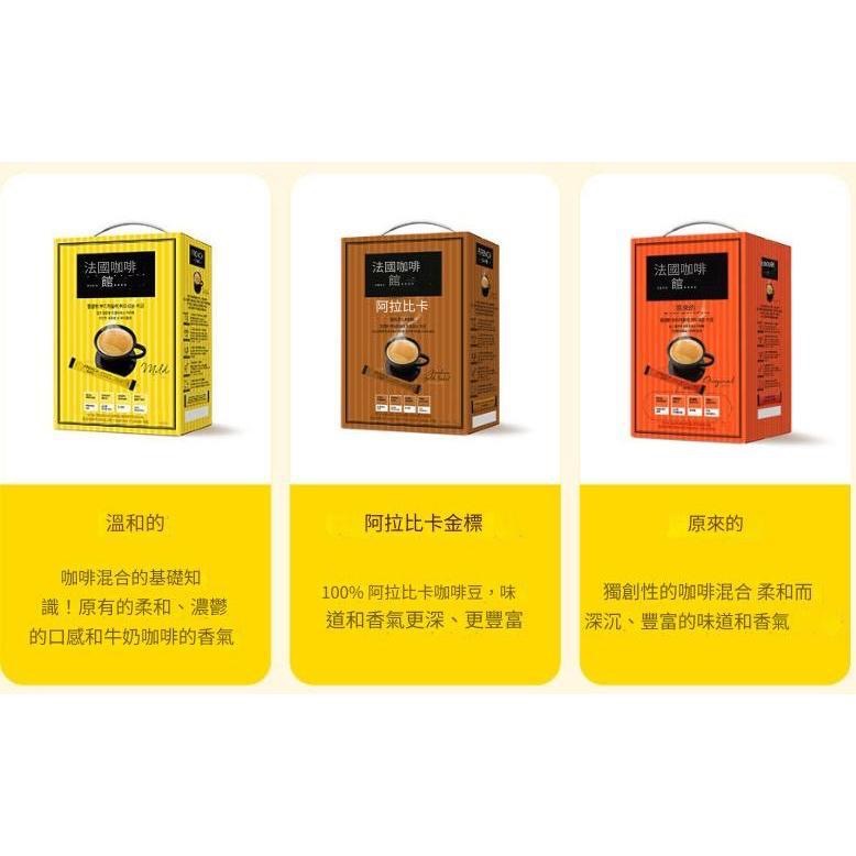 📌現貨 🇰🇷韓國法式咖啡館 即溶三合一咖啡隨身包阿拉比卡金標拿鐵咖啡冰咖啡西雅圖 王者 雀巢 伯朗 Dripo M-細節圖3