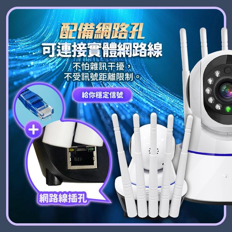 鴻嘉源 最新5G雙頻五天線監視器RH- 9 台灣公司貨 智能追蹤 攝影機 網路監控 監視器 WIFI監視器 攝像機-細節圖6