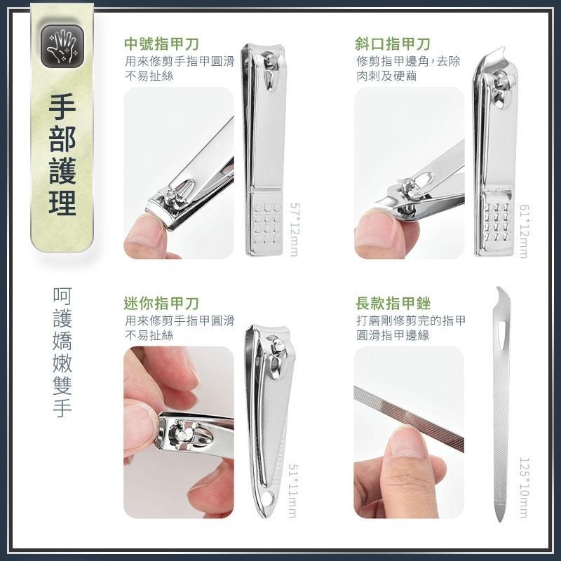 鴻嘉源 DR5新升級20件套裝 專業美甲組 磨砂質感 指甲刀 指甲清潔 指甲組 指甲剪 修鼻毛 挖耳-細節圖7