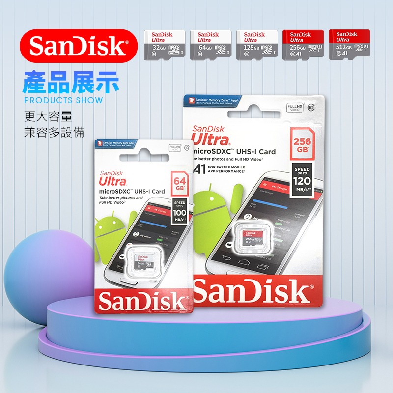 鴻嘉源 SanDisk  C10記憶卡 512G-細節圖8