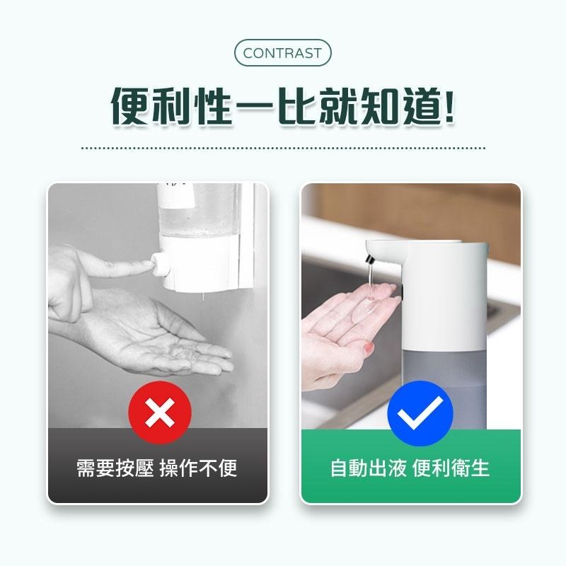 鴻嘉源 10S 可調式智能感應凝膠洗手機 IPX5級防水 400ML升級容量 可壁掛 快速充電 消毒 給皂機 酒精-細節圖4