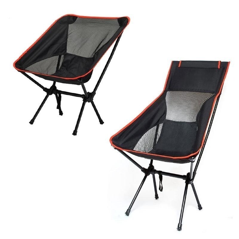 鴻嘉源 TZ5 超輕量戶外露營折疊月亮椅 露營椅 露營折疊椅  休閒椅 登山椅 折疊椅 摺疊椅 戶外活動 露營 沙灘椅-細節圖2