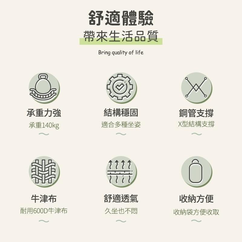 鴻嘉源 TZ5 超輕量戶外露營折疊月亮椅 露營椅 露營折疊椅  休閒椅 登山椅 折疊椅 摺疊椅 戶外活動 露營 沙灘椅-細節圖4