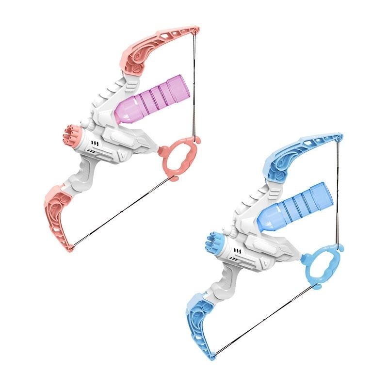 鴻嘉源  B13泡泡水槍弓箭 兩用設計多種玩法 加壓式水槍 LED 泡泡槍 泡泡水 兒童玩具 兒童泡泡槍 泡泡弓-細節圖2