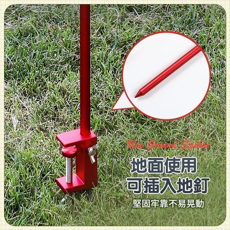 鴻嘉源 BR2戶外露營鋁合金照明燈架 桌面夾二合一燈架 輕量化 燈柱 燈架 燈桿 露營燈柱 掛鉤 營燈柱-細節圖6