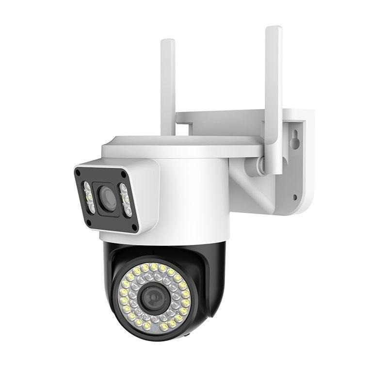 鴻嘉源 RK9雙鏡頭戶外監視器 雙鏡頭同時拍攝 全彩夜視 雙向對話 TP-LINK 360度無死角 監控 監視器 攝影機-細節圖2