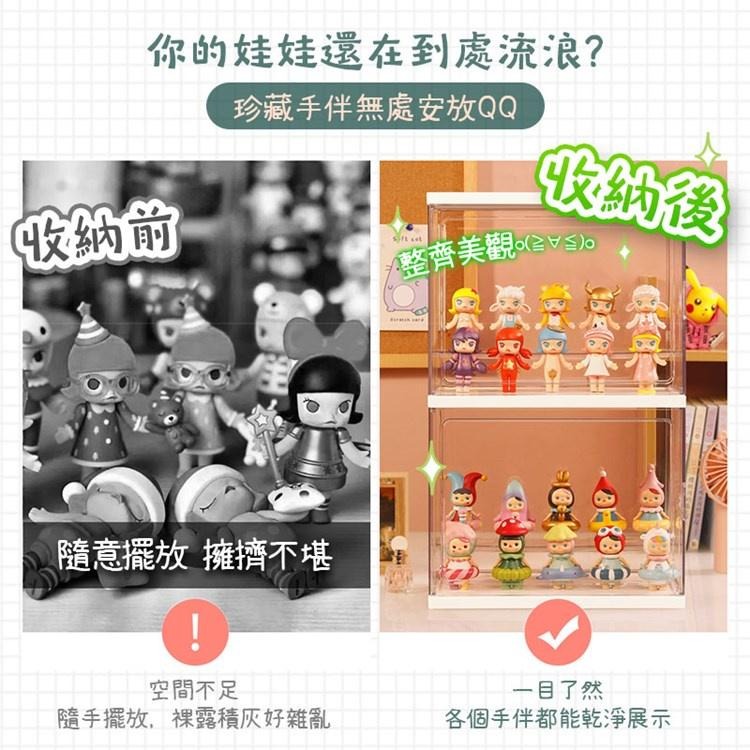 鴻嘉源 NS2 便捷開門可疊層公仔展示盒-細節圖4