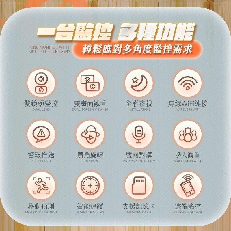 【HJY】 RK13雙鏡頭白光全彩監視器-細節圖3