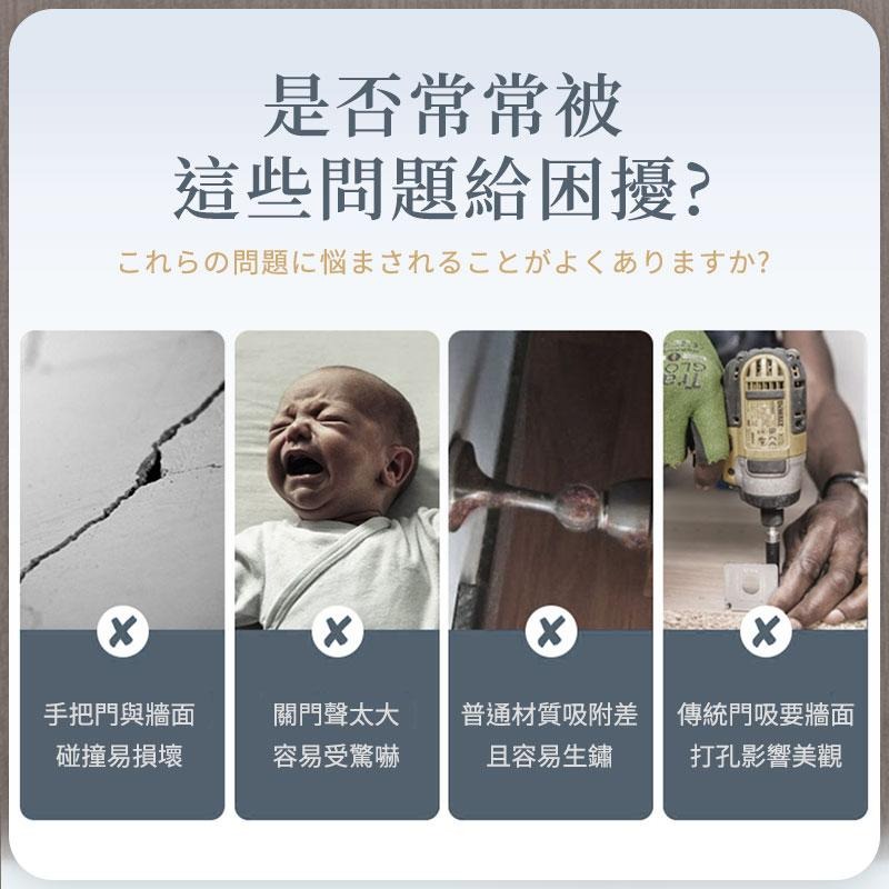 鴻嘉源 CK7 免打孔強力抗風機械門擋 降躁抗氧防鏽 推壓門擋 防撞門擋 地吸 地板門擋 地吸 門擋 隱形地吸-細節圖3