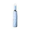【限時購】UV15環扣折疊隨行雨傘 UV抗黑折疊傘 遮陽傘 抗風雨抗UV 一鍵開合輕鬆-規格圖8