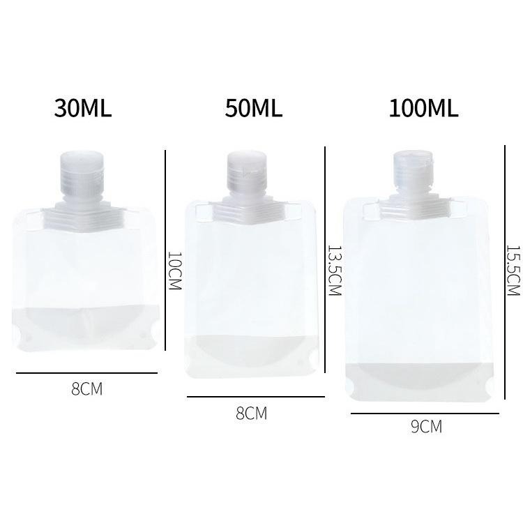 液體分裝袋 旅行分裝袋 沐浴旅行組 分裝袋 液體收納袋 收納袋 旅行袋 盥洗分裝袋 旅行攜便袋 吸嘴袋 旅行組 分類袋-細節圖9
