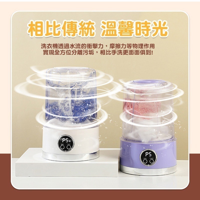 無線充電迷你洗衣機TN79-細節圖4