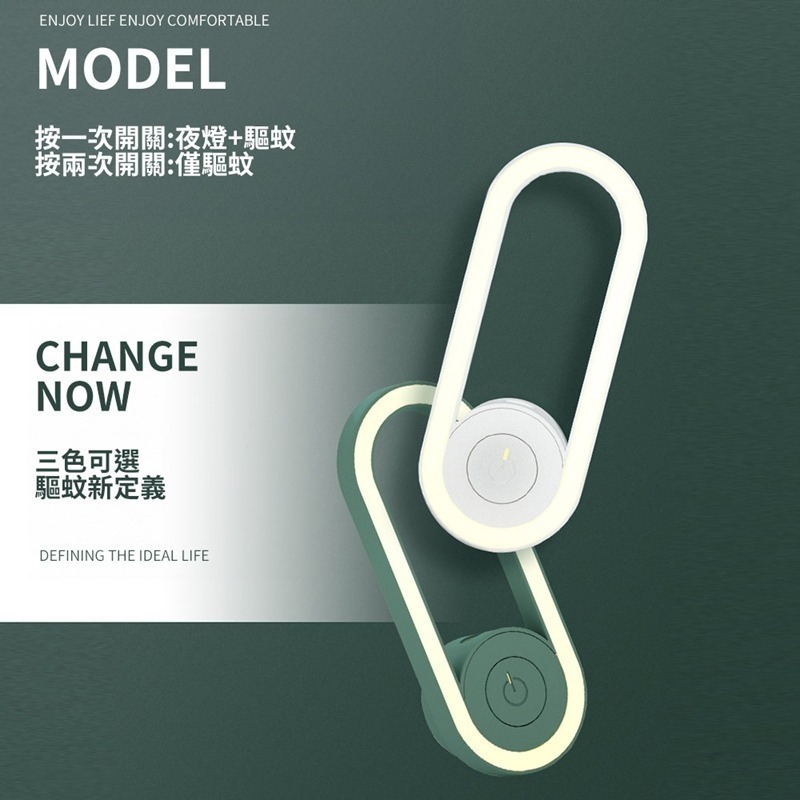 【7-ELEVEN 門市團購】超聲波家用夜燈型電子驅蟲器U6(2入組) 驅蚊/驅鼠/感光小夜燈-細節圖3