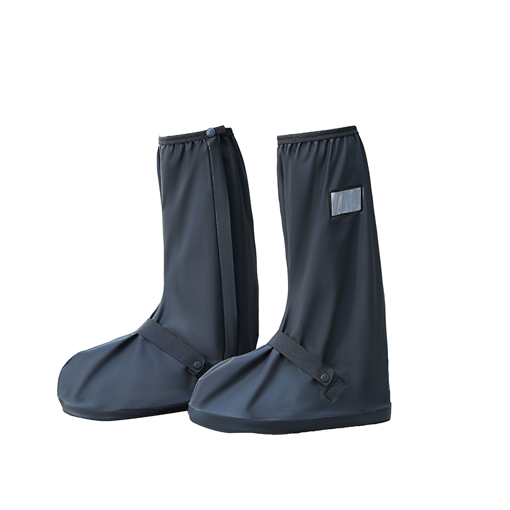 【限時購】高筒防水雨鞋套 防滑耐磨 騎車防水鞋套 男女通用 機車族必備 可重複使用鞋套 (2雙組)-細節圖2