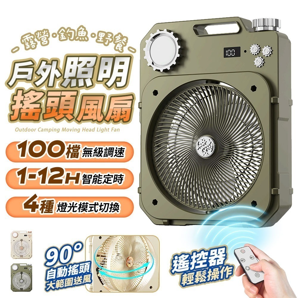 【限時購】戶外露營搖頭風扇 S1-細節圖2